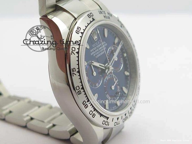 AAA Replica Watches Blue On Bracelet 116520 A SS Daytona Edition JF Dial 3944 Best QuickDry 1227